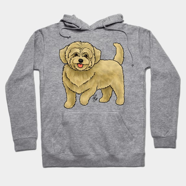 Dog - Maltipoo - Apricot Hoodie by Jen's Dogs Custom Gifts and Designs